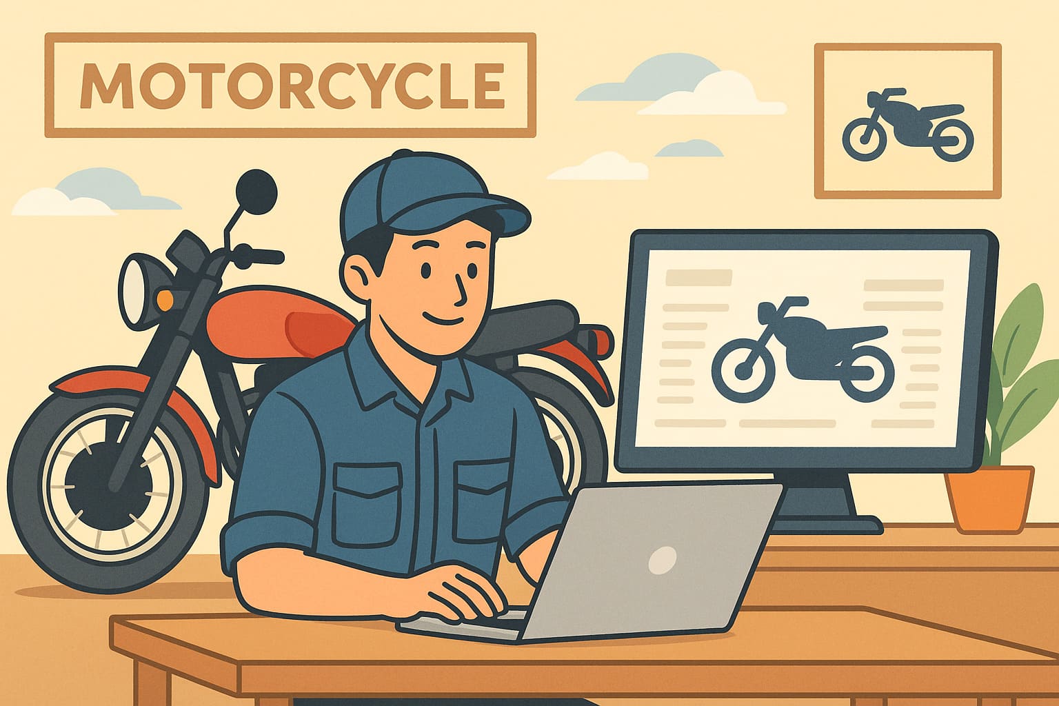 バイクショップのホームページ制作