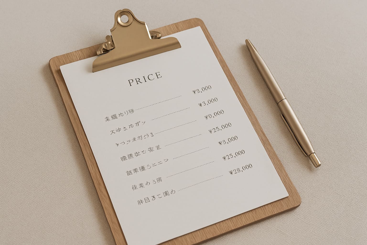 料金のご案内